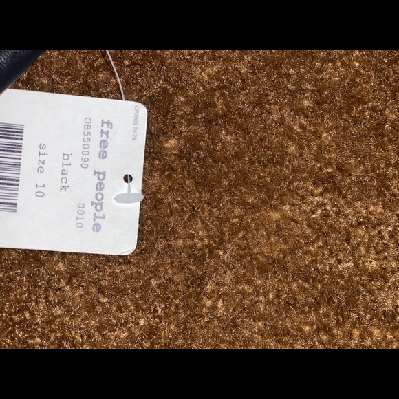 Free People Black Leather Mini - Picture 4 of 4